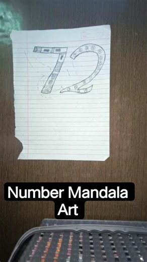 Number Mandala | 72 Mandala