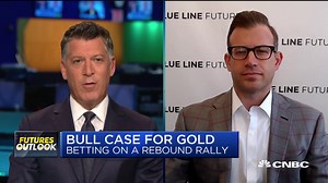 Inflation can weigh on gold and expect volatility to continue, says Blue Line Futures founder Bill Baruch