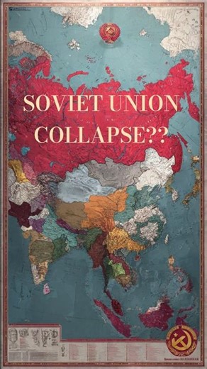 USSR Collapse Explained in 55 Seconds?😱😦#shorts#history#sovietunion#russia#ussr#historyfacts