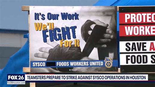 More than 430 Sysco drivers, warehouse workers, and mechanics represented by Teamsters Local 988 in Houston are ready to strike this Friday as the company continues to refuse to present a fair collective bargaining agreement. The current Teamsters contract expires Friday, January 17. Without a fair deal in place, the workers will have no choice but to walk off the job at Sysco. A Teamsters strike at Sysco in Houston would have widespread impacts, disrupting deliveries to schools, universities, h