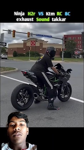 KTM RC 8C vs Ninja H2R Exhaust War | Kaun Zyada Powerful?⚡#shorts #trending #viral