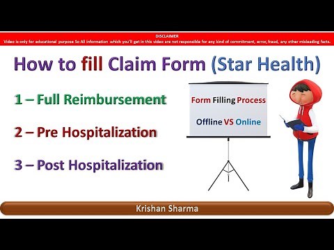 How to Fill Claim Form Star Health | Claim Reimbursement Process | Star Health Claim | Form Filling