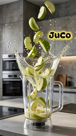 Fresh green apple magic 🍏✨Stay cool, stay refreshed! #JuCo #healthy #healthydrink