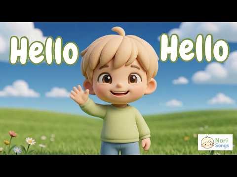 Hello Song for Kids | Simple Greeting Song with Actions