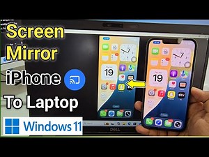 How To Mirror iPhone To Laptop | iPhone Screen Mirroring Laptop | Screen Cast