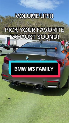 The Complete BMW M3 Sound Experience