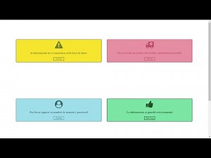 Diseño de alertas personalizadas con HTML y CSS sin JavaScript || Custom Warning Alert Notification
