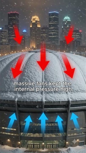 The Roof Held Up by PURE AIR until 2010 🏟️ #shorts