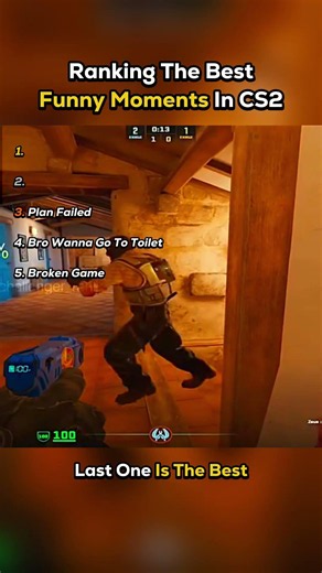 Top 5 Best CS2 Funny Moments 😂 #cs2 #csgo #cs2memes #cs2moments #shorts