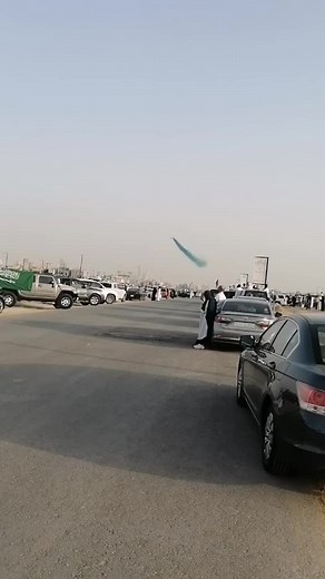 Military Aircraft Aerial Maneuvers and Smoke Trails