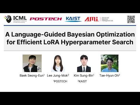A Language-Guided Bayesian Optimization for Efficient LoRA Hyperparameter Search (ICML'2026)