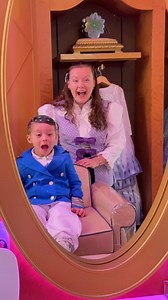 Bibbidi, bobbidi, boo! Watch this magical reaction to the reveal of a sea captain at the Bibbidi Bobbidi Boutique ✨ At this enchanted salon, kids enter as themselves and leave as their favourite knight, princess or sea captain. | Disney Cruise Line