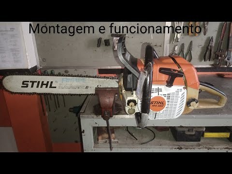Motosserra Stihl Ms 382, 2° parte, montagem e funcionamento