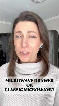 Microwave Drawer vs Classic Microwave | Kitchen Design Debate #microwave#kitchendesign#construction