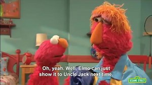 15 reactions | Sesame Street teaching kids about death through this heartbreaking reveal to Elmo that his Uncle Jack has died. | Horror4Kids | Facebook