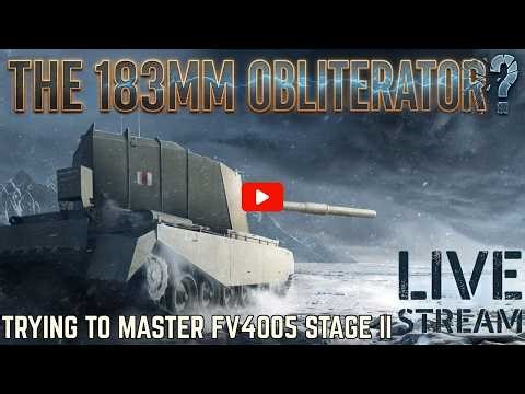 THE 183mm OBLITERATOR? 💥 FV4005 LIVE - World of Tanks #WOTLive