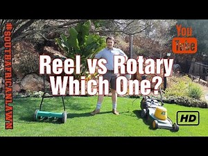 Rotary vs Reel//Entry Level Mower Comparison