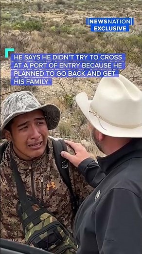 Texas sheriff rescues migrant after smugglers abandon him