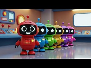 Seven Tiny Robots Count Together | Best Nursery Rhymes and Kids Songs Collecti