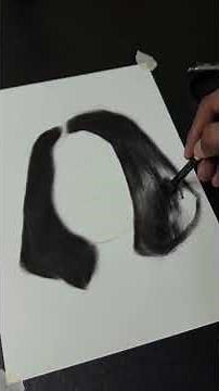 How to draw using charcoal powder & Pencils 🤔✍️