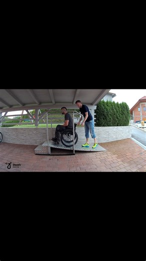 No more wrestling gravity on slopes. Dezziv Brake & Go holds the chair’s weight for you on ramps and stairs. Learn more here: https://bit.ly/brake-and-go | Living Spinal