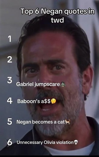 Top 6 Negan quotes in twd