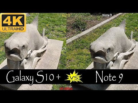 Samsung S10 Plus vs Note 9 Video/Camera 4K 60fps Test