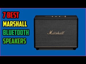 ✅Top 5 Marshall Bluetooth Speakers 2026 🎶 | Best Marshall Sound Picks!