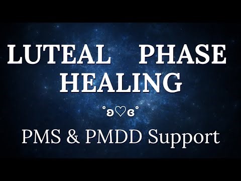 Luteal Phase Healing Affirmations | Grounding & Emotional Balance | PMS & PMDD Relief