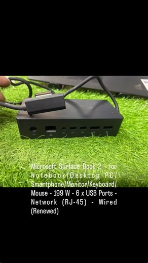 Muhammad Iftikhar Kundi | Microsoft Surface Dock 2 - for Notebook/Desktop PC/Smartphone/Monitor/Keyboard/Mouse - 199 W - 6 x USB Ports - Network (RJ-45) - Wired... | Instagram