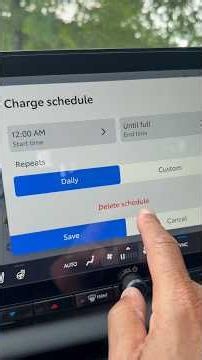 Editing or deleting a charging schedule in your 2026 RAV4 Plug-in