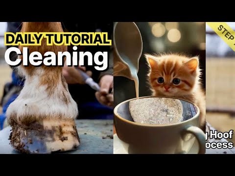 Daily Hoof Cleaning Tutorial: Step-by-Step Process #EquestrianLife 