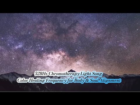 528Hz Chromotherapy Light Song | Color Healing Frequency for Body & Soul Alignment#deepsleep