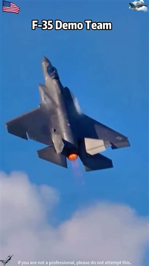 F-35A Demo Team's Stunning Pre-Flight Display#USMilitary #FighterJets #usairforce # usnavy #foryou