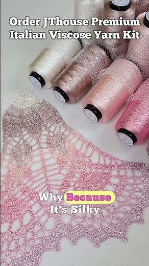 Premium Italian Viscose Yarn Kit by JThouse