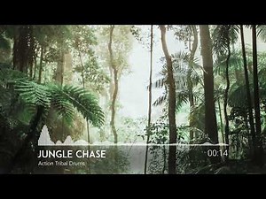 Jungle Chase - Action Tribal Drums | Upbeat Percussion Royalty Free Music for Trailers and Films