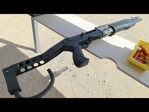 Franchi SPAS 12 Semi-Auto Shotgun Shooting