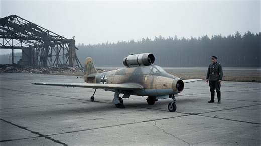 Germany’s desperate wooden jet fighter built in the final months of WW2