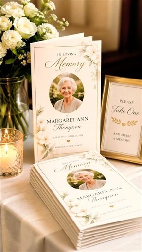 Elegant Funeral Programs That Create a Lasting Impression