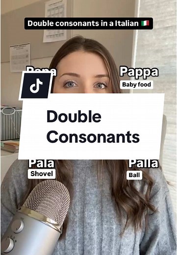 Understanding Double Consonants in Italian Language