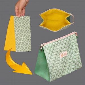 1.2M views · 27K reactions | A simple way to sew a makeup bag - diy makeup bag! | Miarti - Wiederverwendung | Facebook