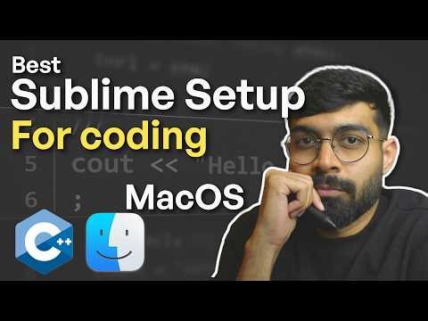Run C++ in Sublime Text on Mac (MacBook) | Step-by-Step Setup
