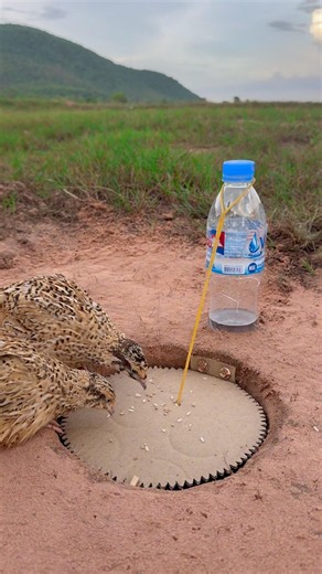 Really Good Quail Trap Using Paper #shorts