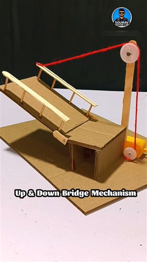 Automatic Bridge Lifting System Using BO Gear Motor | Mini Project 🔧