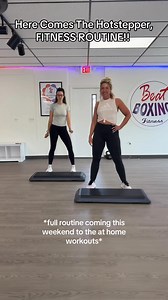 480K views · 7K reactions | Ayyy a new step routine coming to a 45 min step workout!!  *full routines & workouts with us through the #beatboxingfitness app on the App Store* #weightloss #dancefitness #app #athomeworkout #workout #dance #fitness #stepperworkout | Bev & Haily's Beat Boxing Fitness | Facebook