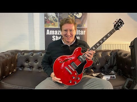 Gibson ES-339 Figured Sixties Cherry Electric Guitar Demonstration With James - Rimmers Music