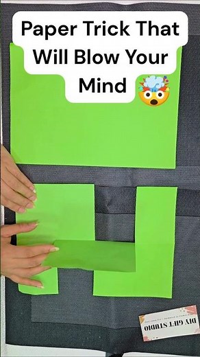 Mind-Blowing Paper Trick You Must Try! Easy DIY Magic for Kids & Beginners