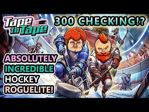 The BEST Modern Hockey Game is a Roguelite! 300+ Checking is MADNESS! | Tape To Tape