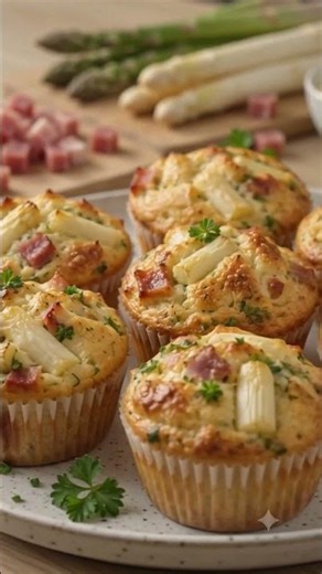🇩🇪 Rezepttitel: Herzhafte Spargelmuffins für jeden Anlass
