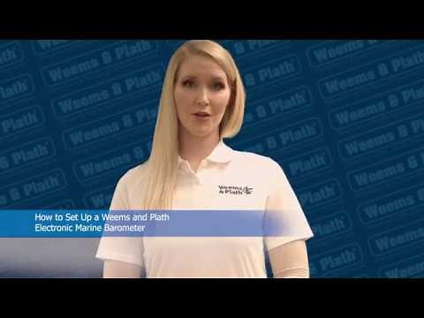How to Set Up Your Weems & Plath Electronic Marine Barometer
